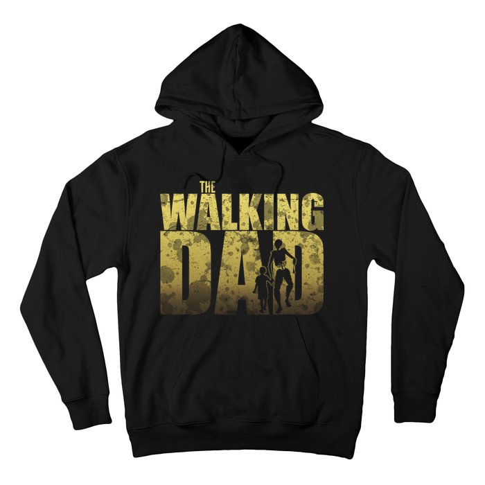 The Walking Dad Gold Logo Hoodie