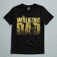 The Walking Dad Gold Logo T-Shirt