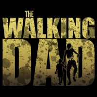 The Walking Dad Gold Logo T-Shirt
