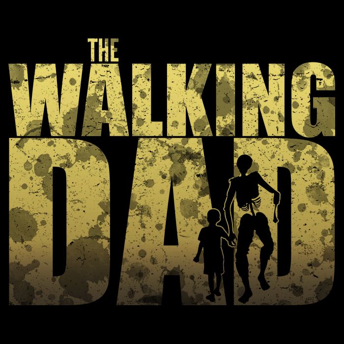 The Walking Dad Gold Logo T-Shirt