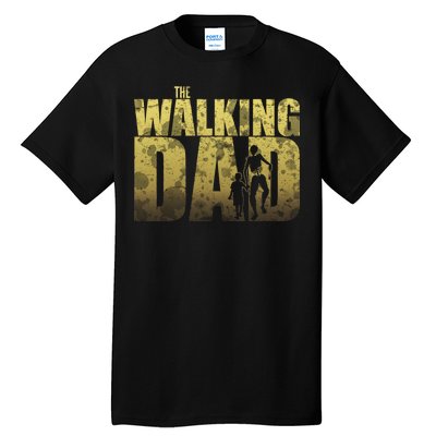 The Walking Dad Gold Logo Tall T-Shirt