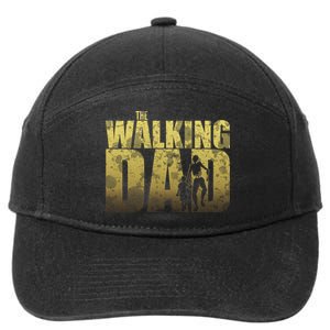 The Walking Dad Gold Logo 7-Panel Snapback Hat