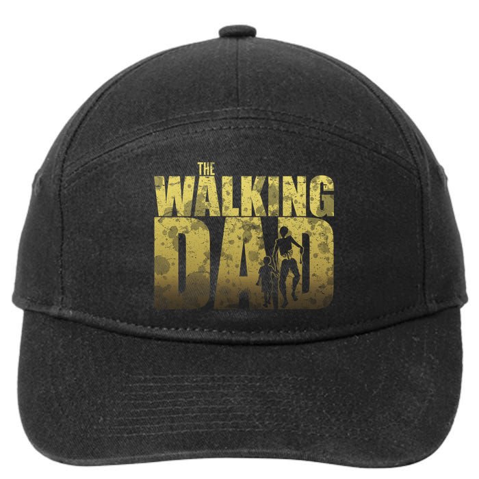 The Walking Dad Gold Logo 7-Panel Snapback Hat