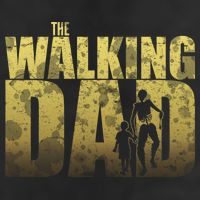 The Walking Dad Gold Logo Adult Drive Performance Visor
