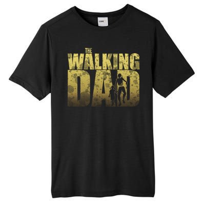 The Walking Dad Gold Logo Tall Fusion ChromaSoft Performance T-Shirt