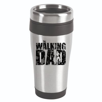 The Walking Dad Gold Logo 16oz Travel Tumbler