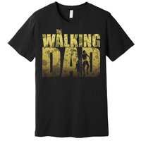 The Walking Dad Gold Logo Premium T-Shirt