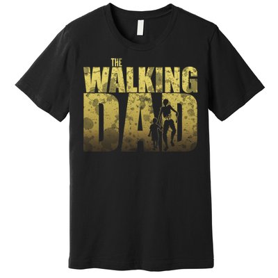 The Walking Dad Gold Logo Premium T-Shirt