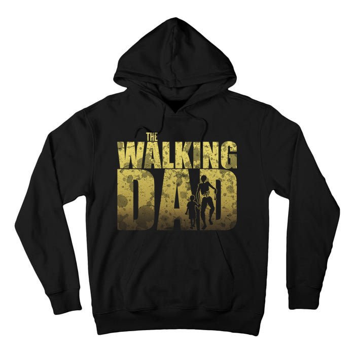 The Walking Dad Gold Logo Tall Hoodie