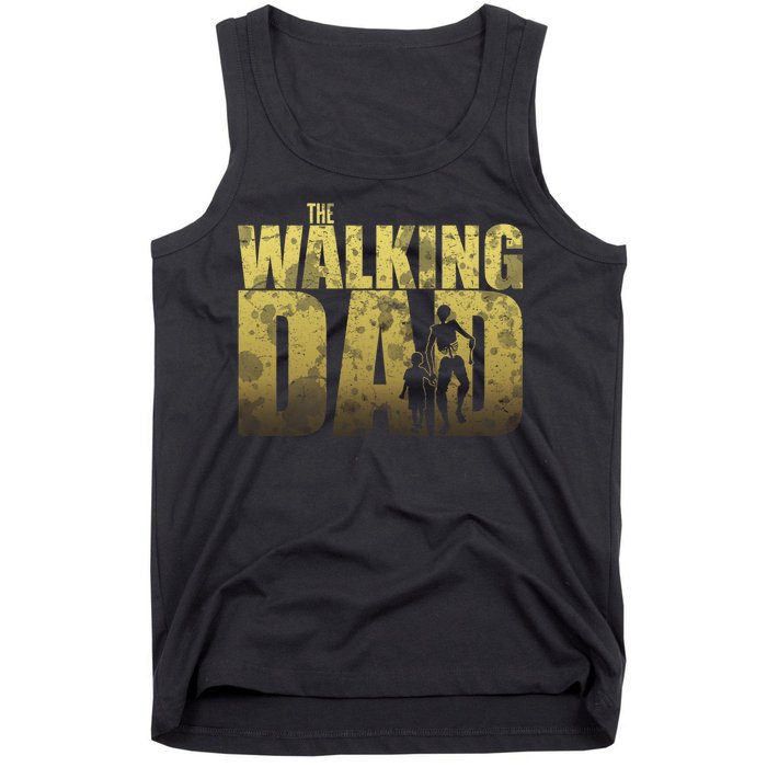 The Walking Dad Gold Logo Tank Top