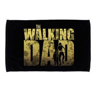 The Walking Dad Gold Logo Microfiber Hand Towel