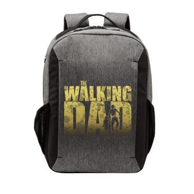 The Walking Dad Gold Logo Vector Backpack