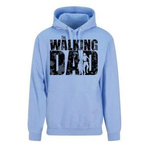 The Walking Dad Gold Logo Unisex Surf Hoodie