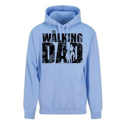 The Walking Dad Gold Logo Unisex Surf Hoodie