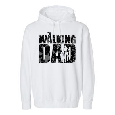 The Walking Dad Gold Logo Garment-Dyed Fleece Hoodie