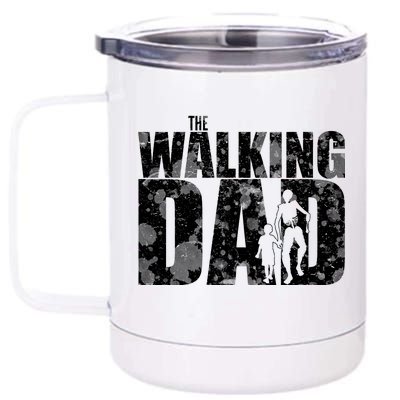 The Walking Dad Gold Logo 12 oz Stainless Steel Tumbler Cup