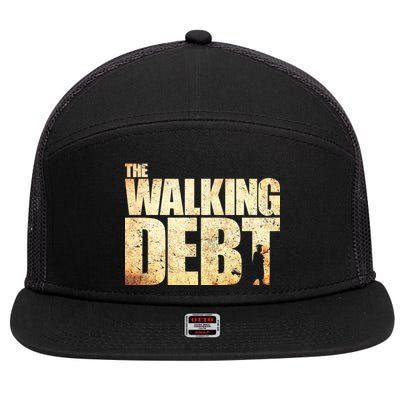 The Walking Debt 7 Panel Mesh Trucker Snapback Hat