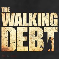The Walking Debt 11oz C Handle Ceramic Mug