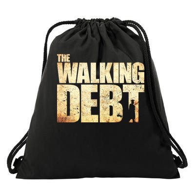 The Walking Debt Drawstring Bag