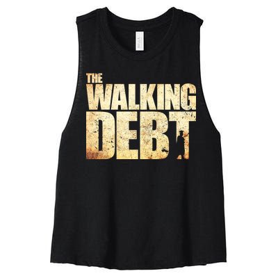 The Walking Debt Women's Racerback Cropped Tank