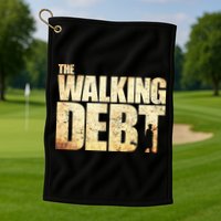 The Walking Debt Golf Towel