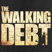 The Walking Debt Golf Towel