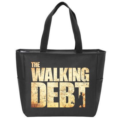 The Walking Debt Zip Tote Bag