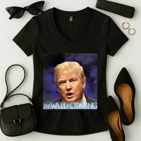 The Wall Is Coming Women's V-Neck T-Shirt