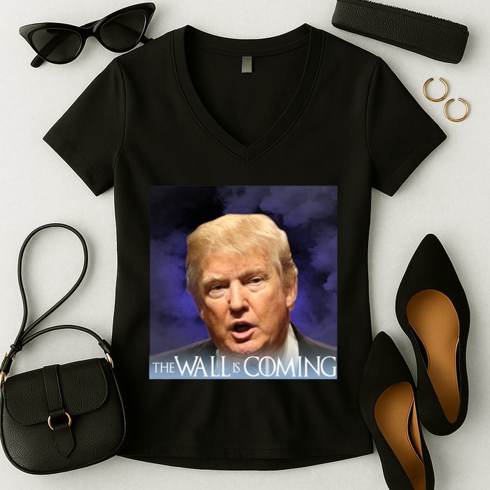 The Wall Is Coming Women's V-Neck T-Shirt