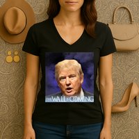 The Wall Is Coming Women's V-Neck T-Shirt