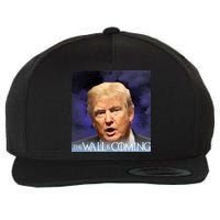 The Wall Is Coming Wool Snapback Cap