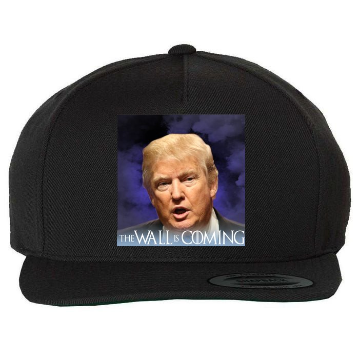 The Wall Is Coming Wool Snapback Cap