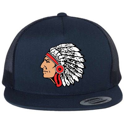 The Warrior Chiefs Native American Indian Flat Bill Trucker Hat