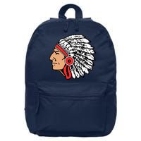 The Warrior Chiefs Native American Indian 16 in Basic Backpack