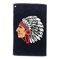 The Warrior Chiefs Native American Indian Platinum Collection Golf Towel