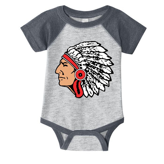 The Warrior Chiefs Native American Indian Infant Baby Jersey Bodysuit