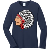 The Warrior Chiefs Native American Indian Ladies Long Sleeve Shirt