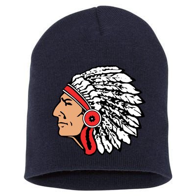 The Warrior Chiefs Native American Indian Short Acrylic Beanie