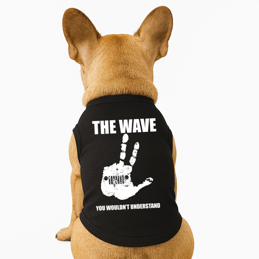The Wave You Wouldn't Understand Doggie Tank