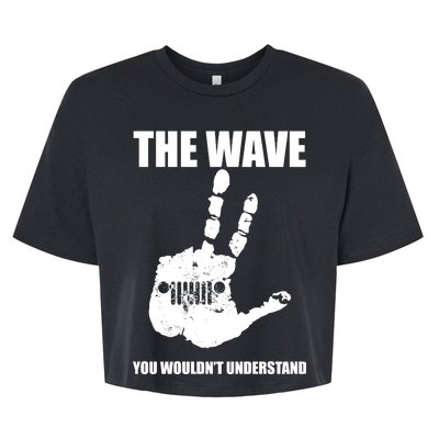 The Wave You Wouldn't Understand Bella+Canvas Jersey Crop Tee