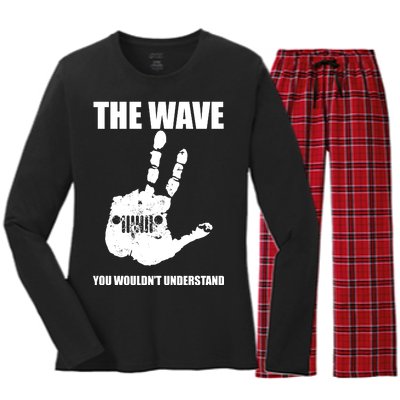 The Wave You Wouldn't Understand Women's Long Sleeve Flannel Pajama Set 