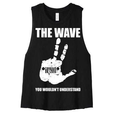 The Wave You Wouldn't Understand Women's Racerback Cropped Tank