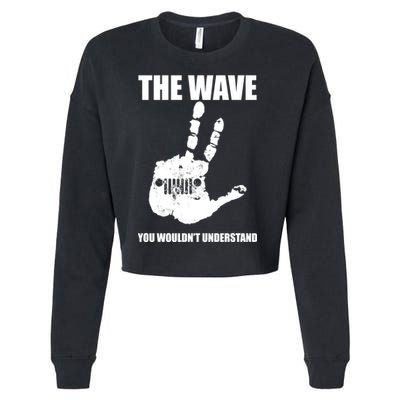 The Wave You Wouldn't Understand Cropped Pullover Crew