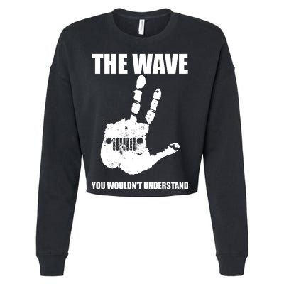 The Wave You Wouldn't Understand Cropped Pullover Crew