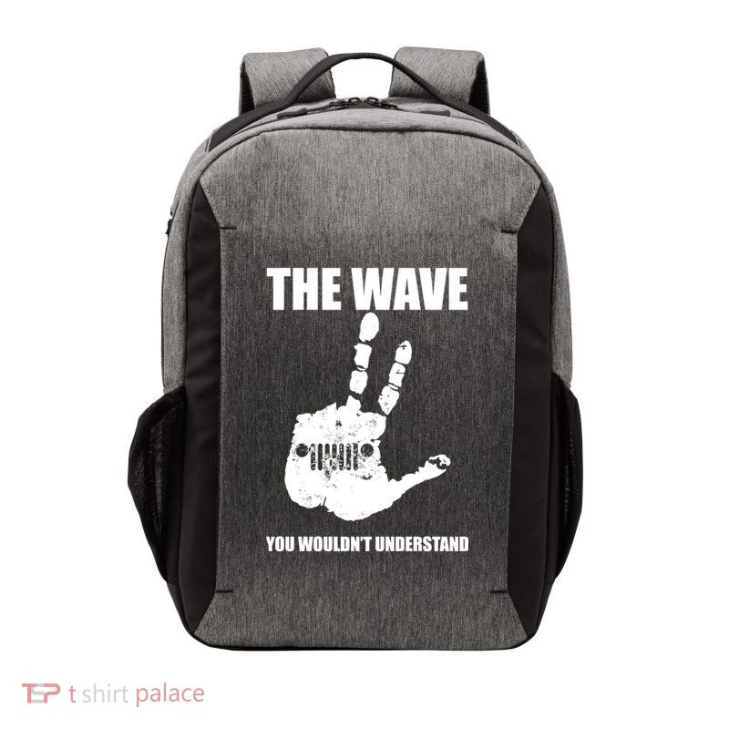 The Wave You Wouldn't Understand Vector Backpack