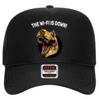 The Wifi Is Down Funny T-rex Hat