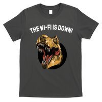 The Wifi Is Down Funny T-rex T-Shirt