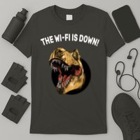The Wifi Is Down Funny T-rex T-Shirt