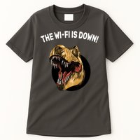 The Wifi Is Down Funny T-rex Tall T-Shirt