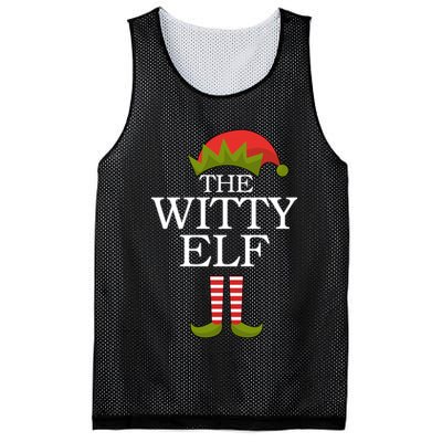 The Witty Elf Matching Christmas Mesh Reversible Basketball Jersey Tank